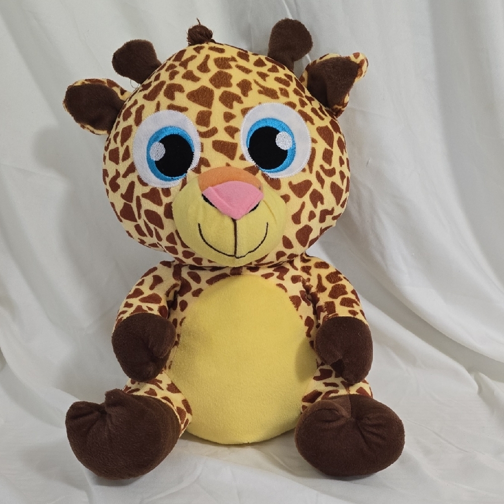 Peek-A-Boo Baby Giraffe Soft Plush Toy with Blue Eyes